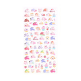 Mini 3D Bubble Foam Stickers - Mobil / Kameraudsnit - Kaniner & Mad
