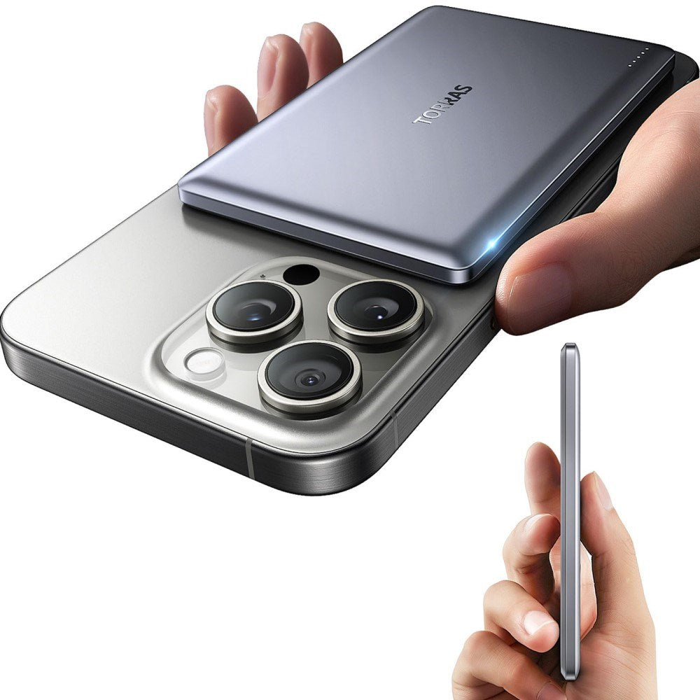 TORRAS MiniMag Power Bank 5.000 mAh - MagSafe - Grå