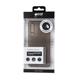 Huawei P30 GEAR Semi Transparent Fleksibelt Plast Mobil Cover - Sort