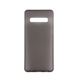 Samsung Galaxy S10 GEAR Semi Transparent Fleksibelt Plast Mobil Cover - Sort