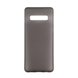 Samsung Galaxy S10+ (Plus) GEAR Semi Transparent Fleksibelt Plast Mobil Cover - Sort