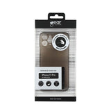 iPhone 11 Pro GEAR Semi Transparent Fleksibelt Plast Mobil Cover - Sort