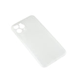 iPhone 11 Pro GEAR Semi Transparent Fleksibelt Plast Mobil Cover - Hvid