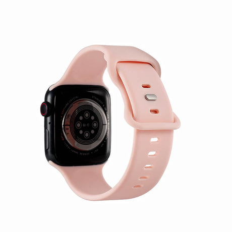 Apple Watch (38/40/SE/41/42mm) GEAR Silicone Watchband - Lyserød