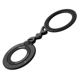 AULUMU Magnetisk Ring med Dobbeltfunktion - Fingergrip / Mobilstander - Sort