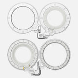 AULUMU Magnetisk Roterbar & Justerbar Mobilholder - MagSafe Kompatibel - Hvid