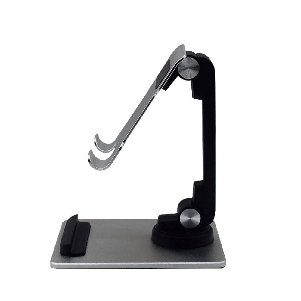 Roterbar Aluminium Stander Til Tablet / Mobil - Space Grey