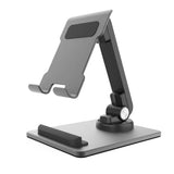 Roterbar Aluminium Stander Til Tablet / Mobil - Space Grey