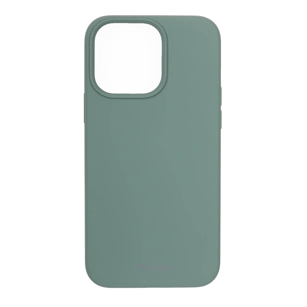 GEAR iPhone 13 Pro Onsala Collection Liquid Silikone Bagside Cover - Olive Green