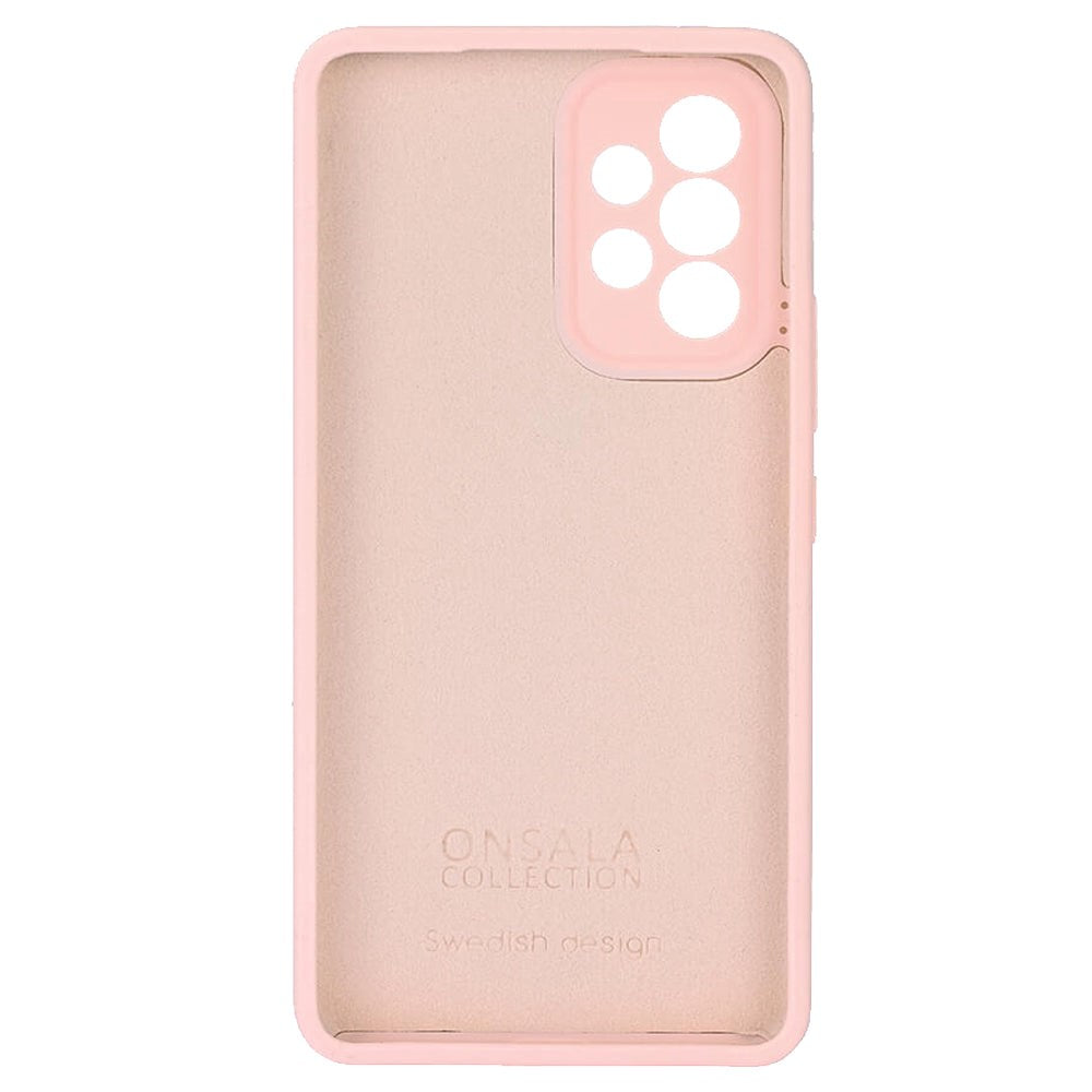 Samsung Galaxy A53 (5G) GEAR Onsala Collection Liquid Silikone Bagside Cover - Chalk Pink