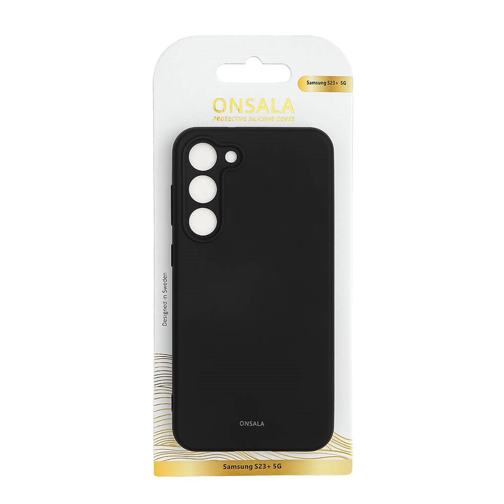 Samsung Galaxy S23+ (Plus) GEAR Onsala Silikone Bagside Cover - Black