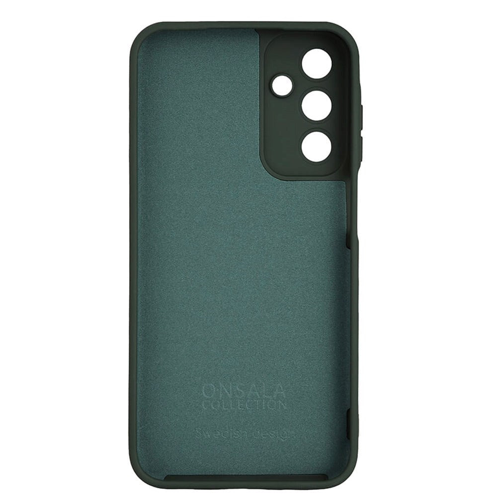 Samsung Galaxy A15 (5G) / A15 GEAR Onsala Silikone Bagside Cover - Mørkegrøn