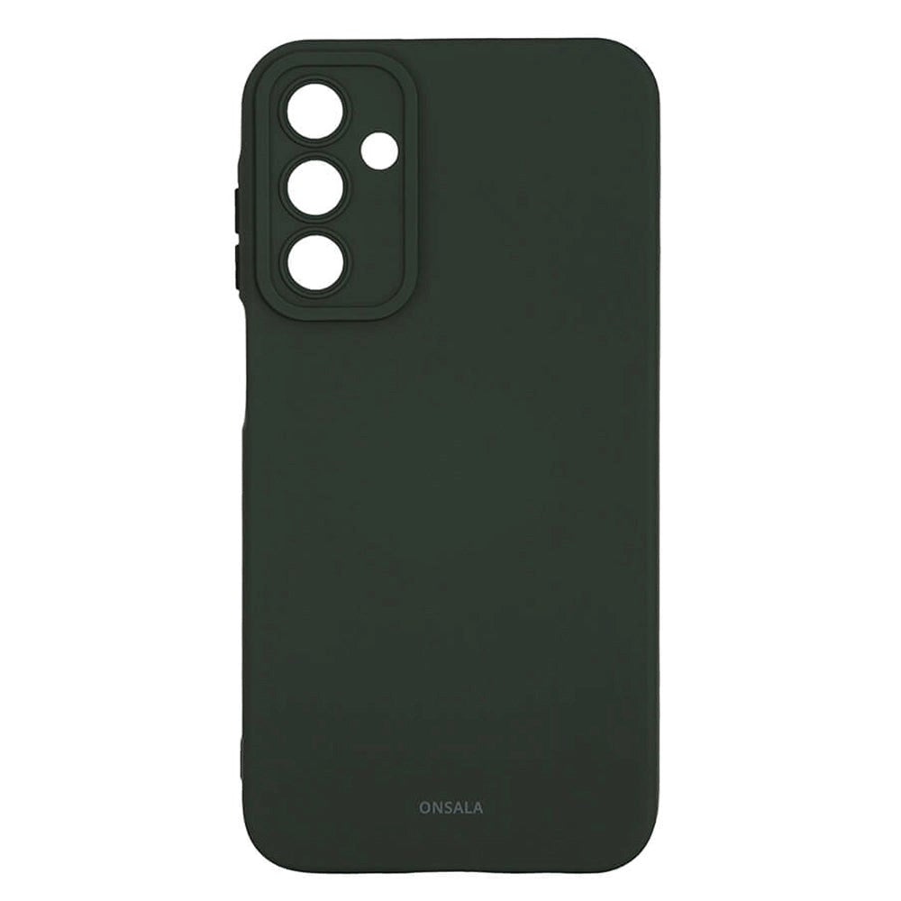 Samsung Galaxy A15 (5G) / A15 GEAR Onsala Silikone Bagside Cover - Mørkegrøn