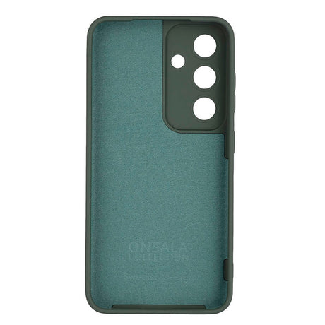 Samsung Galaxy S24 GEAR Onsala Silikone Bagside Cover - Mørkegrøn