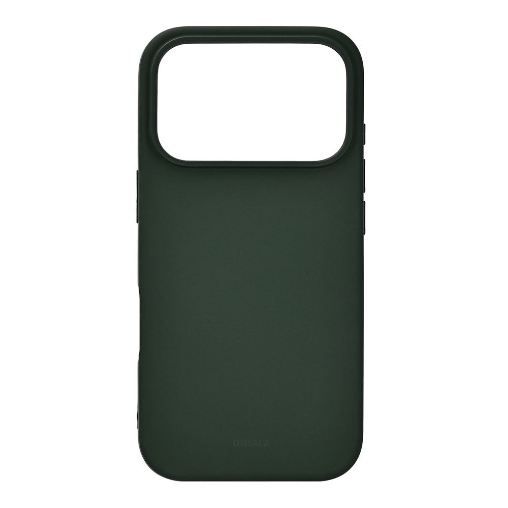 Onsala iPhone 17 Pro Silikone Bagside Cover - Olive Green