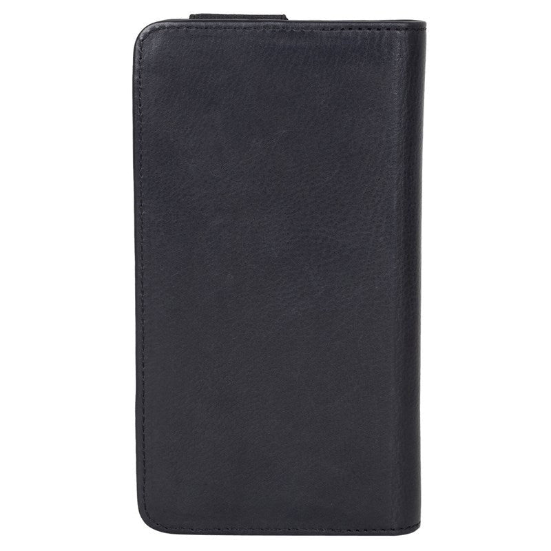 GEAR Buffalo Wallet Universal Ægte Læder Etui m. Pung Sort - Size XXL