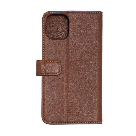 iPhone 11 GEAR Onsala Collection Wallet Læder Cover m. Pung - Brun