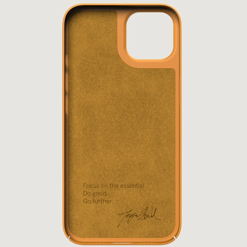 Nudient Thin Case V3 iPhone 13 Bagside Cover - Saffron Yellow