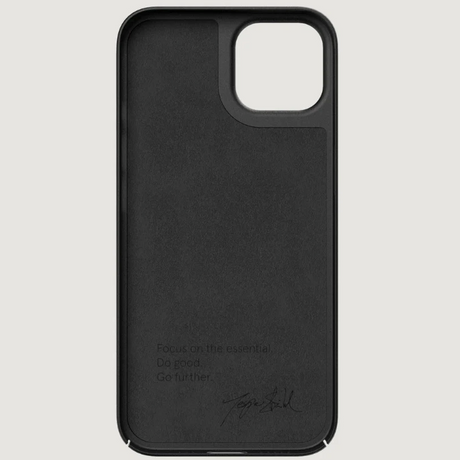 Nudient Thin Case V3 iPhone 13 Bagside Cover - Ink Black