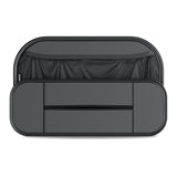 Kunstlæder Bagsæde Organizer m. Smartphone Holder & Opbevaring - Sort