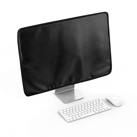 Støvbeskyttende Stof Cover til iMac 24” m. Opbevaring - Sort