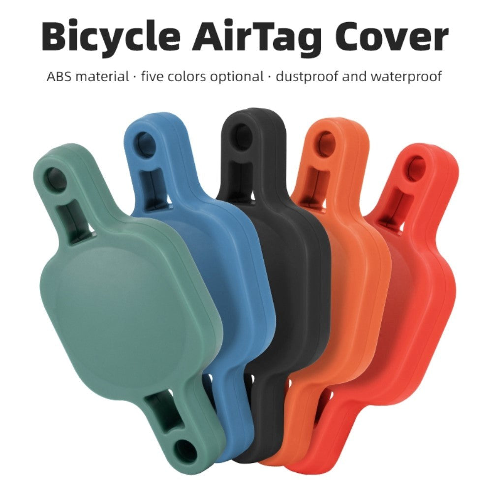 AirTag Plastik Cover m. Cykelmontering - Blå