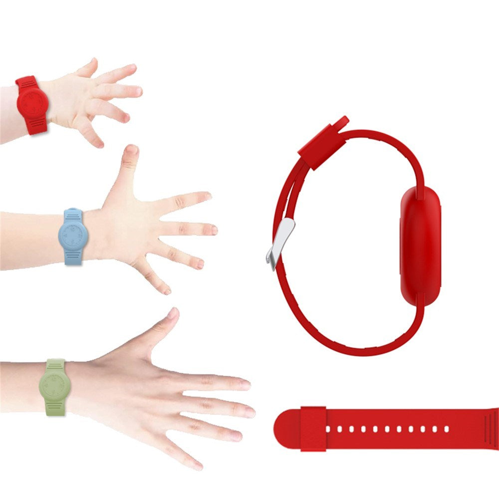 Apple AirTag Juserbar Silikonerem - Lilla