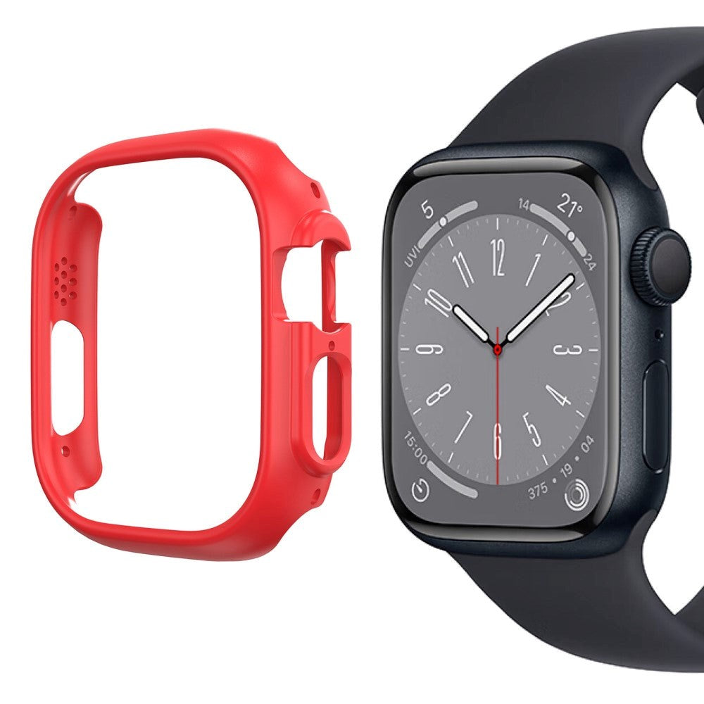 Apple Watch 9/8/7 (45mm) Hård Plast Case - Rød