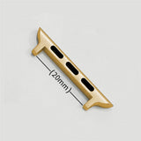 Apple Watch (38/40/SE/41/42mm) Adapter til Urrem - 20mm - Gold