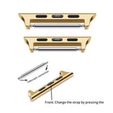 Apple Watch (38/40/SE/41/42mm) Adapter til Urrem - 20mm - Rose Gold