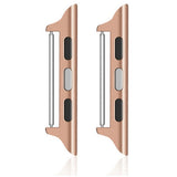 Apple Watch (42/44/SE/45/46/49mm) Adapter til Urrem - 22mm - Rose Gold