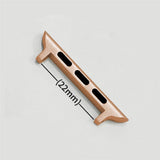 Apple Watch (42/44/SE/45/46/49mm) Adapter til Urrem - 22mm - Rose Gold