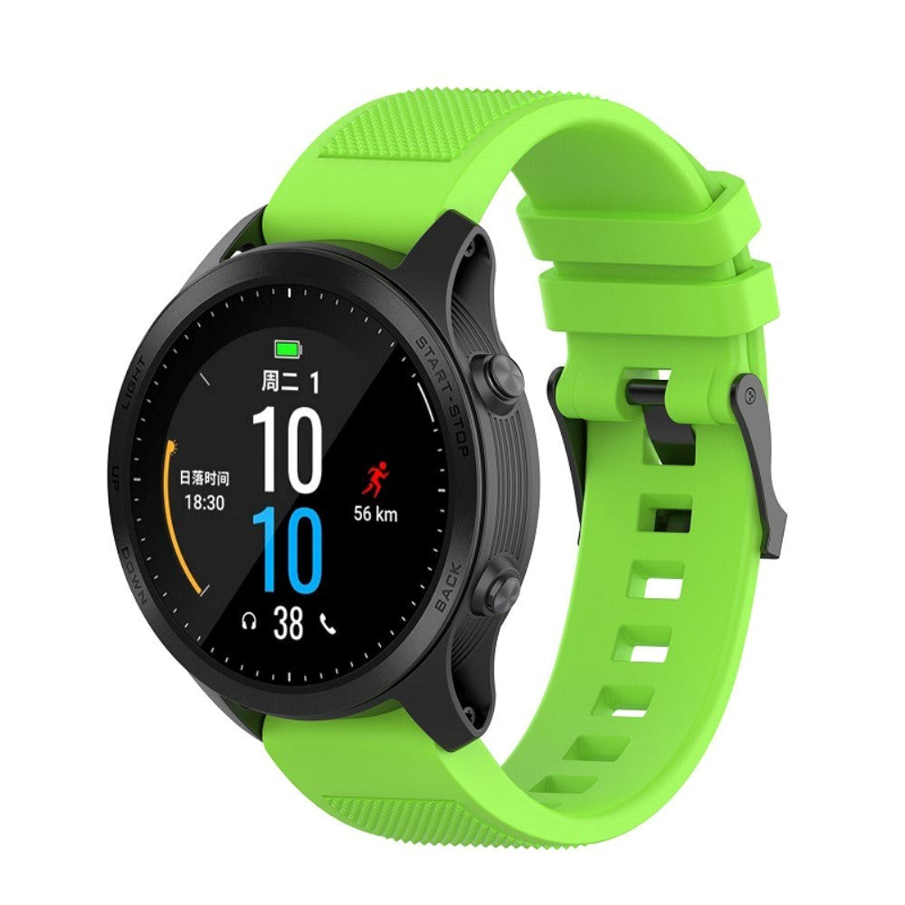 Universal Garmin Riflet Silikone 22mm QuickFit Rem - Grøn