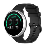 Smartwatch Rem af Silikone (20mm) Prikket - Sort