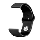 Smartwatch Buckle Rem af Silikone (22mm) - Sort