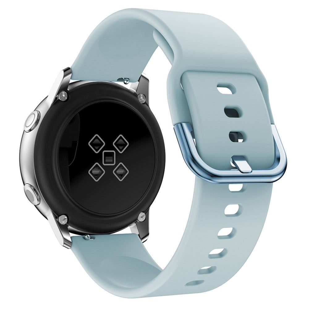 Smartwatch Rem af Silikone (20mm) - Lyseblå