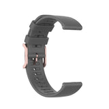 Smartwatch Rem af Silikone (20mm) Prikket - Grå / Rose Gold