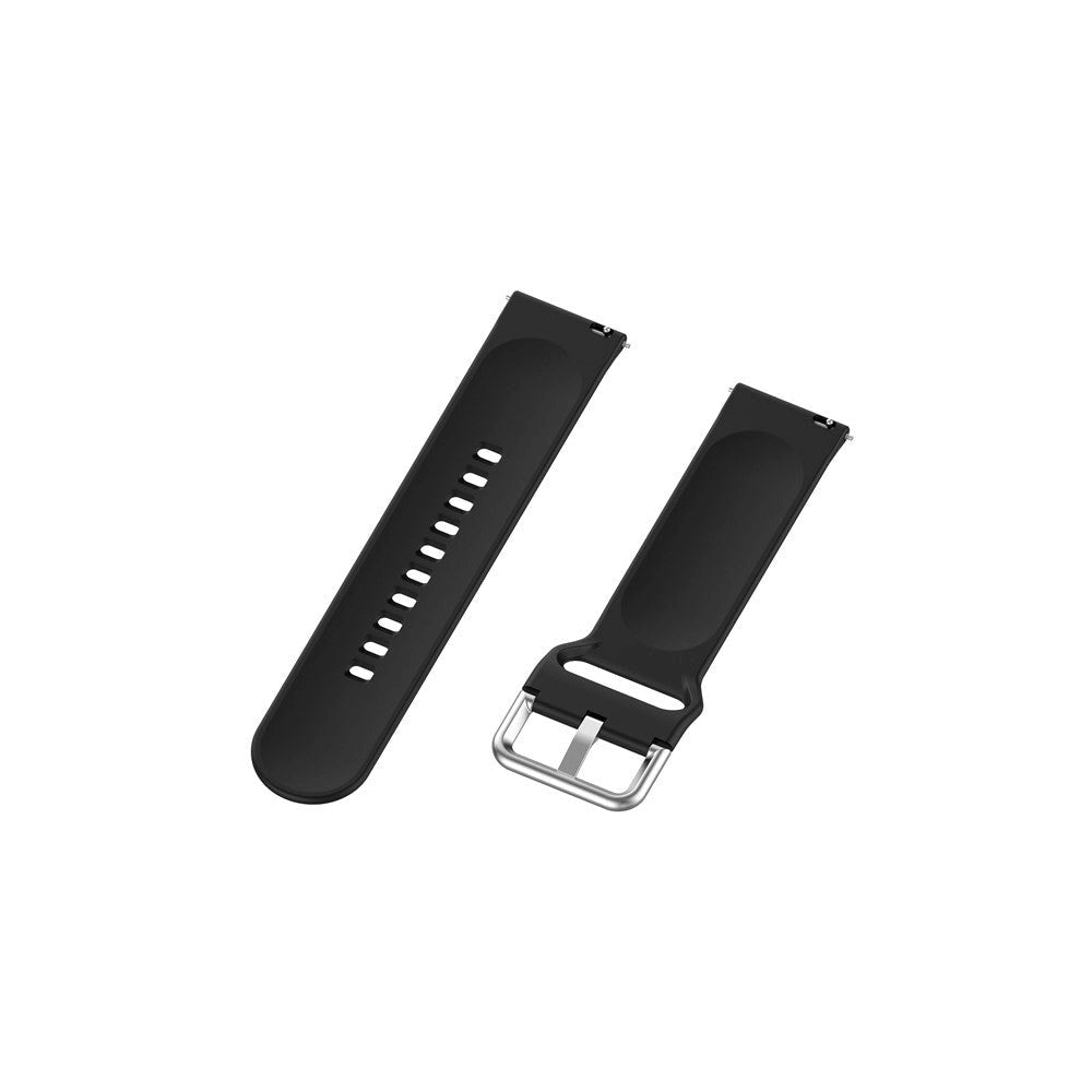 Smartwatch Rem af Silikone (22mm) - Buckle - Sort