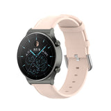 Universal Smartwatch Læder Rem (22mm) - Mat Pink