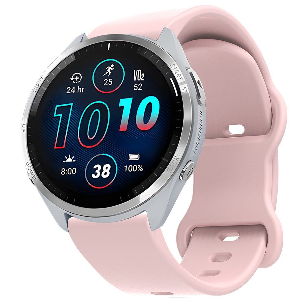 EIDERWOOD (18mm) Universal Silikone Rem - Lyserød