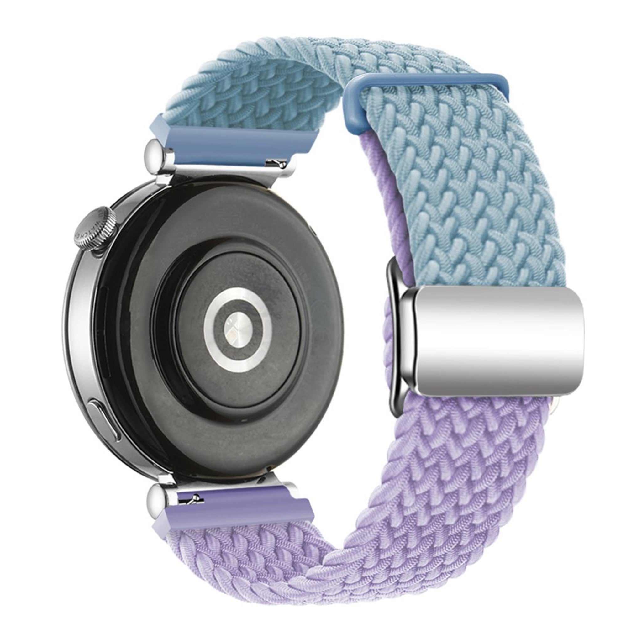 EIDERWOOD Universal 18mm Woven Smartwatch Rem - Blå / Lilla