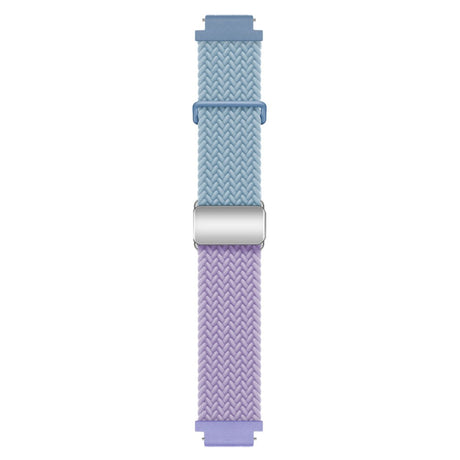 EIDERWOOD Universal 18mm Woven Smartwatch Rem - Blå / Lilla