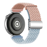 EIDERWOOD Universal 18mm Woven Smartwatch Rem - Lyserød / Blå