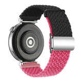 EIDERWOOD Universal 18mm Woven Smartwatch Rem - Sort / Pink
