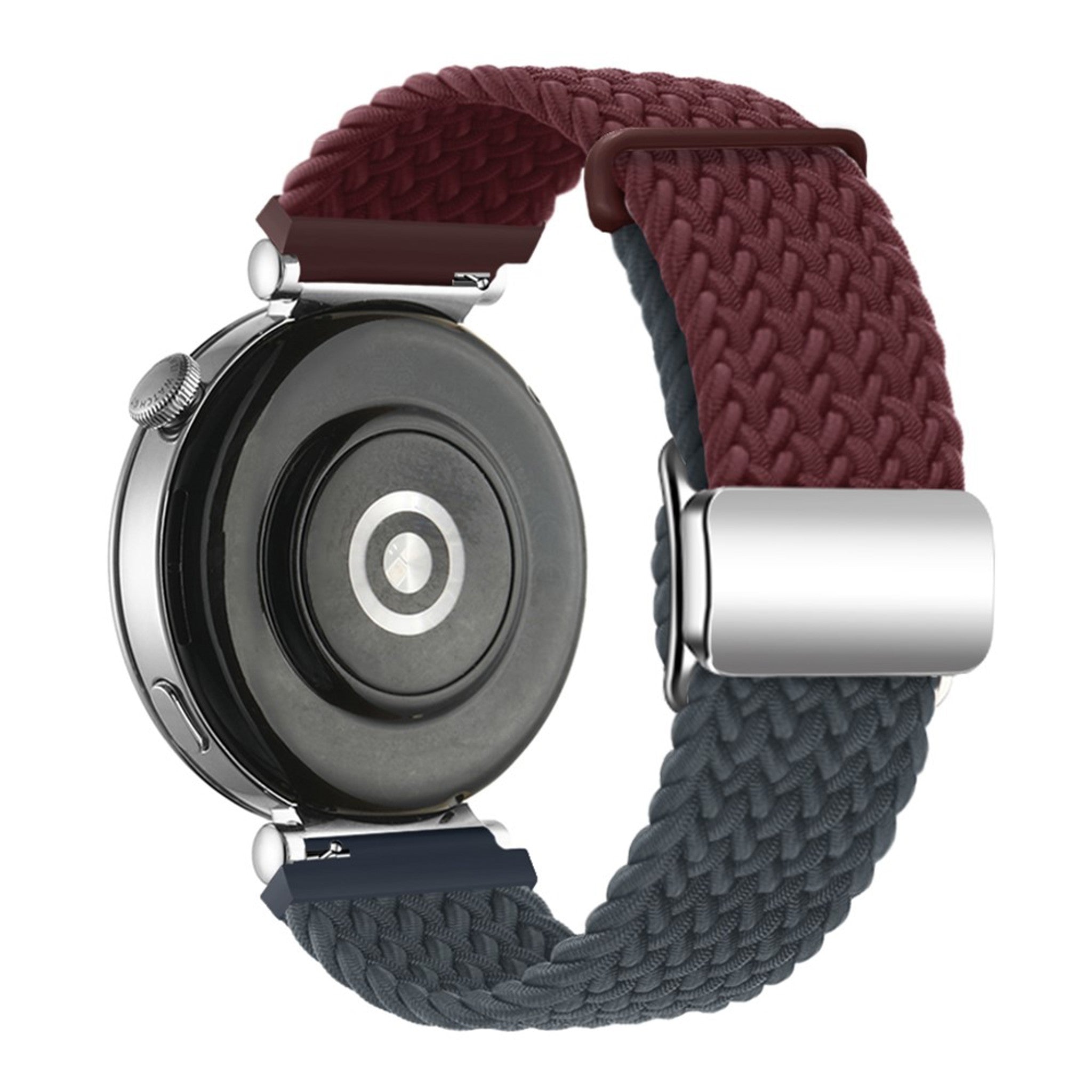 EIDERWOOD Universal 18mm Woven Smartwatch Rem - Rød / Blå