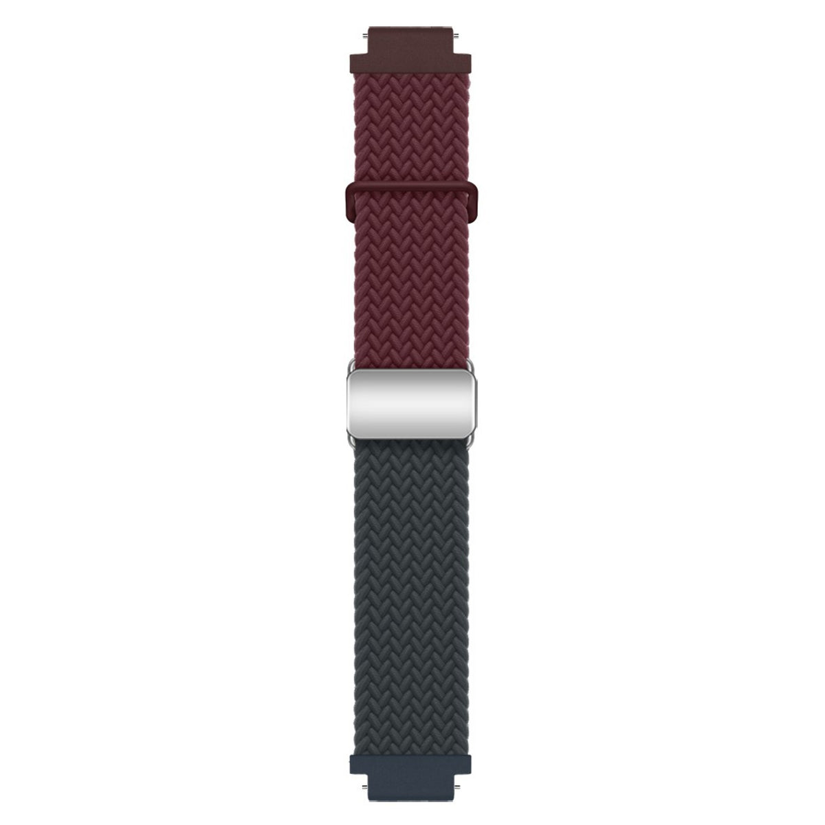 EIDERWOOD Universal 18mm Woven Smartwatch Rem - Rød / Blå