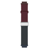 EIDERWOOD Universal 18mm Woven Smartwatch Rem - Rød / Blå