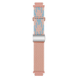 EIDERWOOD Universal 18mm Woven Smartwatch Rem - Lyserød / Blå