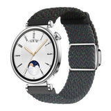 EIDERWOOD Universal 18mm Woven Smartwatch Rem - Sort / Blå