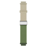 EIDERWOOD Universal 18mm Woven Smartwatch Rem - Beige / Grøn
